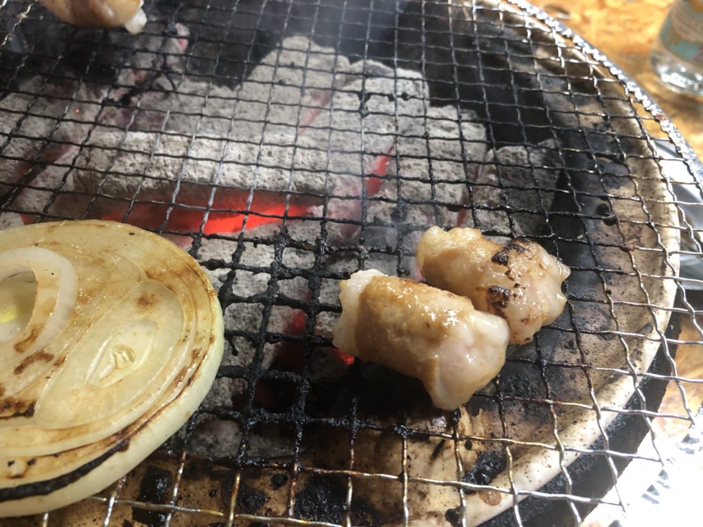 焼肉 金剛苑 丸腸焼き