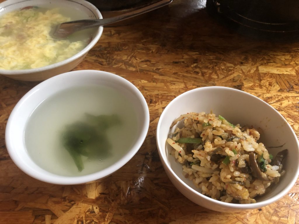 焼肉 金剛苑 玉子スープと石焼ビビンバ