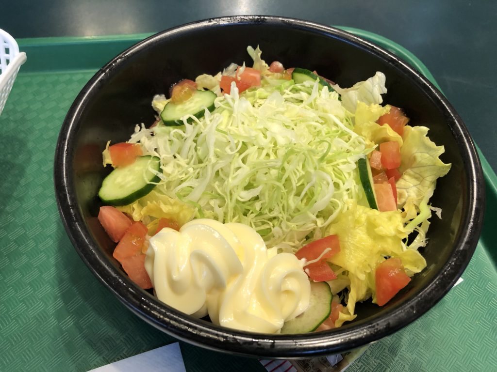 ラッキーピエロ 峠下総本店 グリーンサラダ