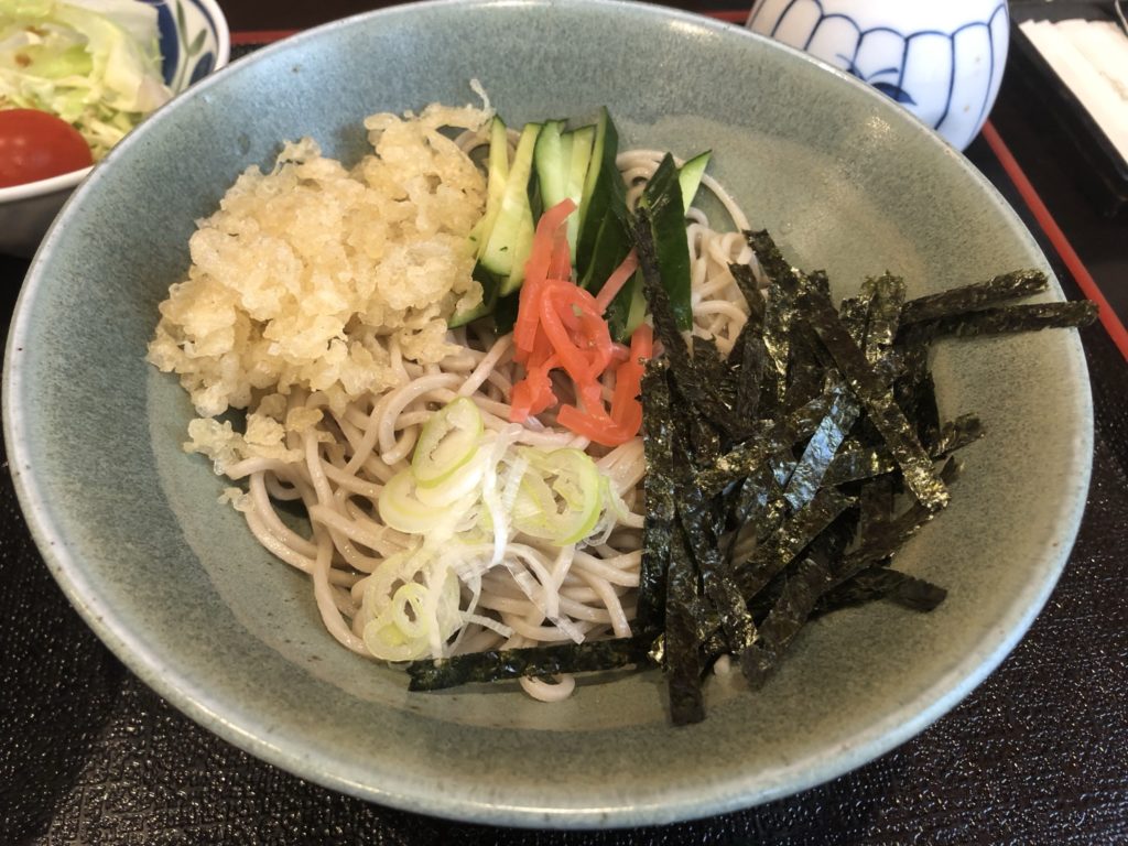 まるみなみ　日替わりランチ　冷やしたぬき