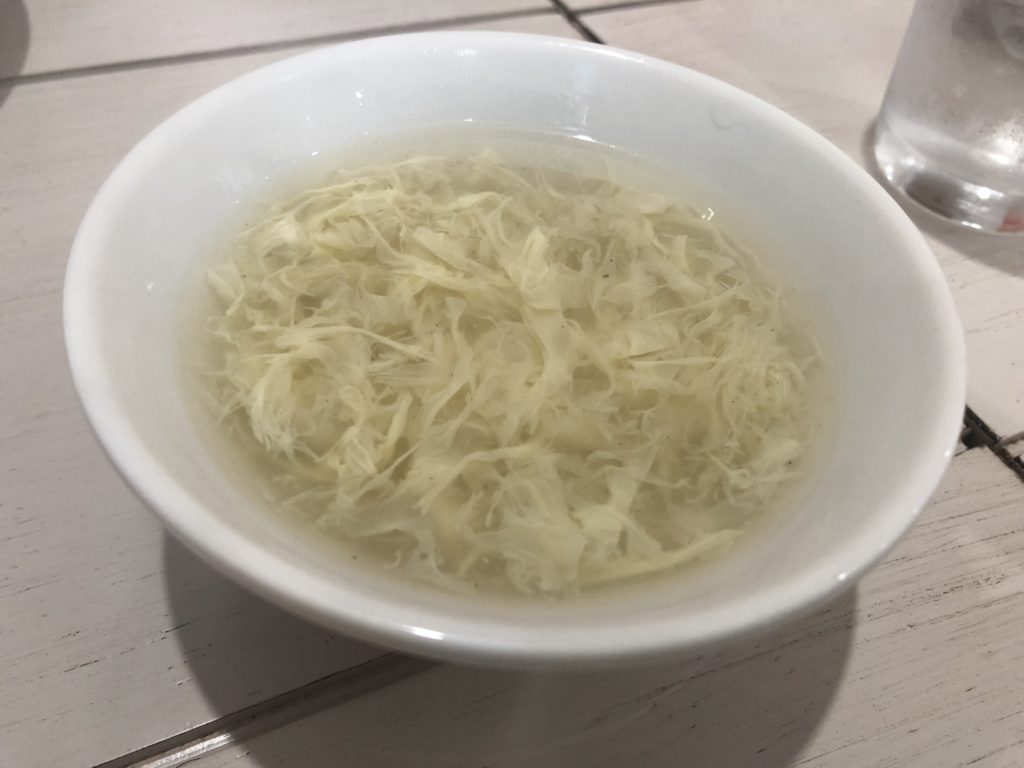 中華料理 壹龍火　本日のスープ