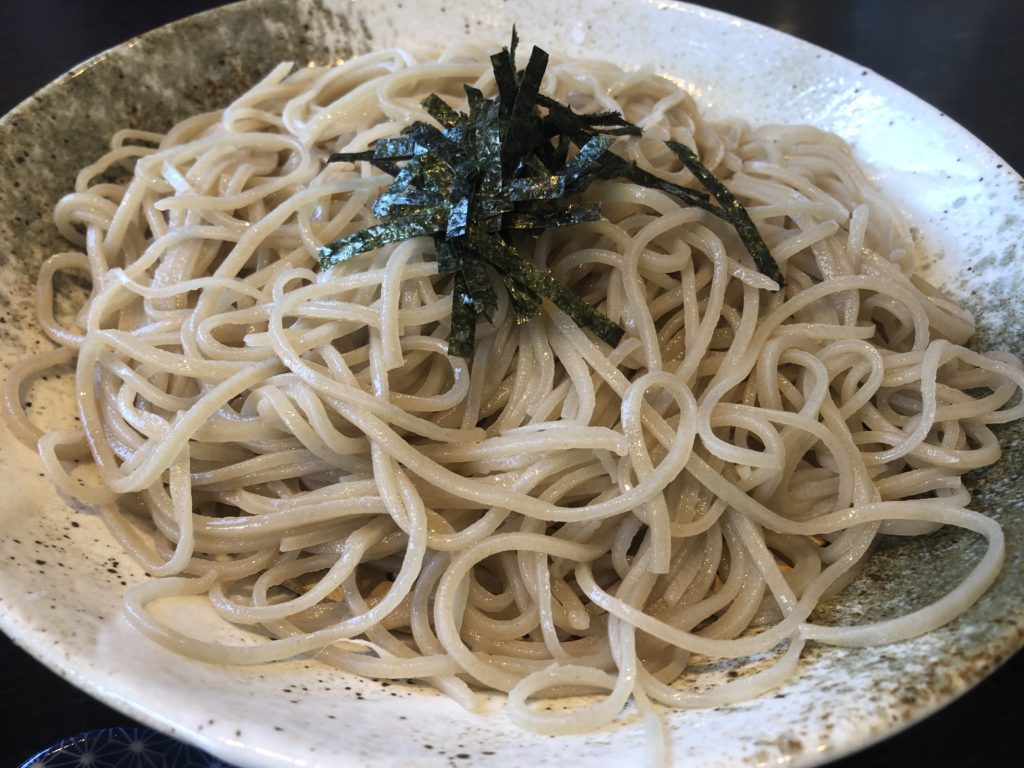 手打ちそば 尾道　天ざるそば