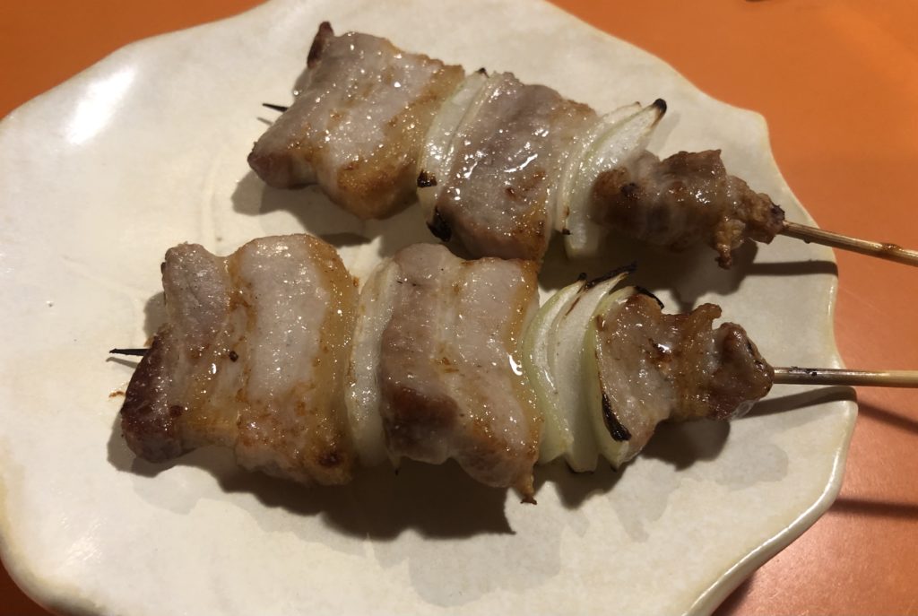 みなとや やきとん 豚ばら