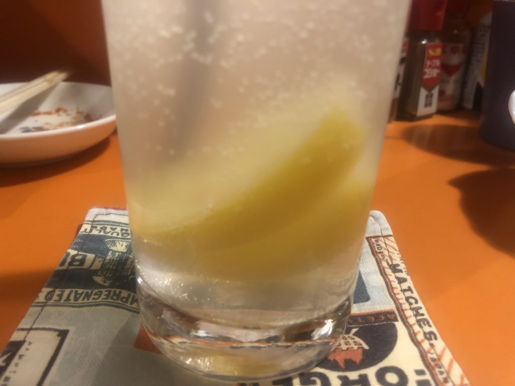 みなとや特製レモンサワー