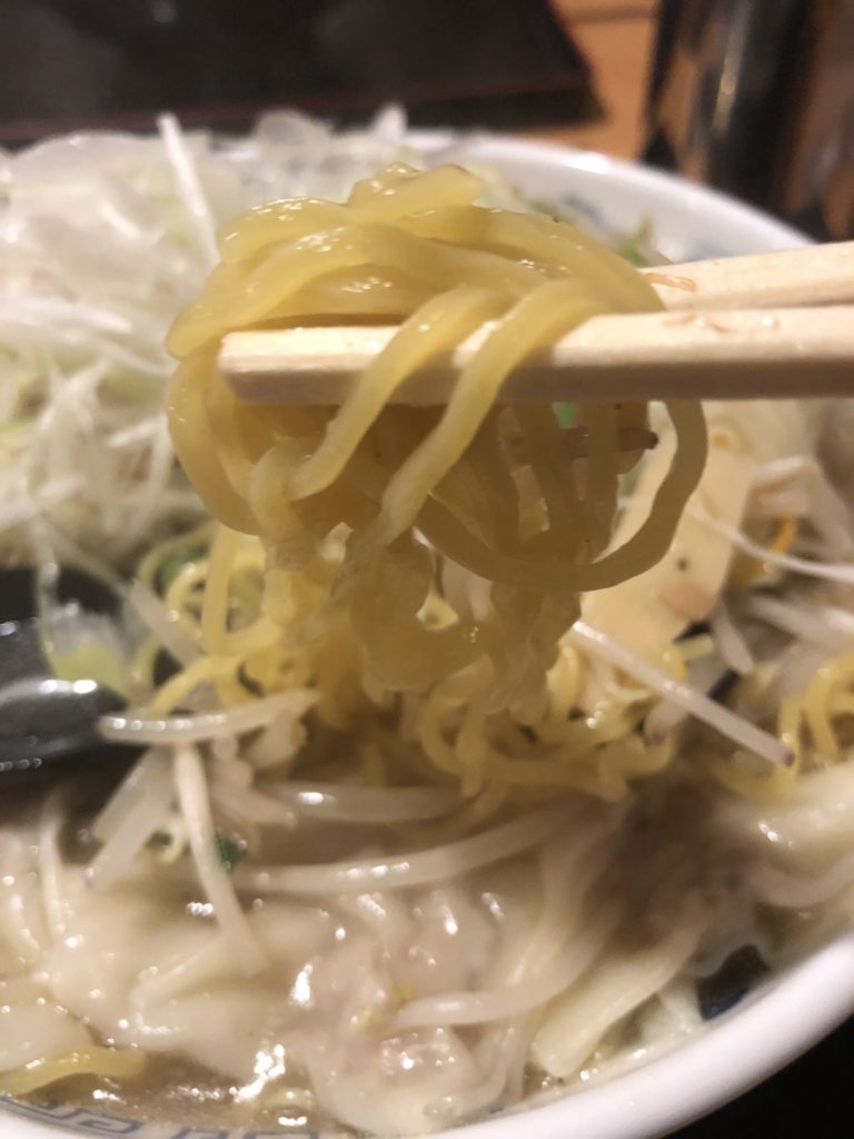 らーめん 函館武蔵　塩ワンタンタンメン