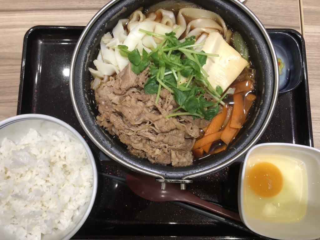 吉野家 牛すき鍋膳