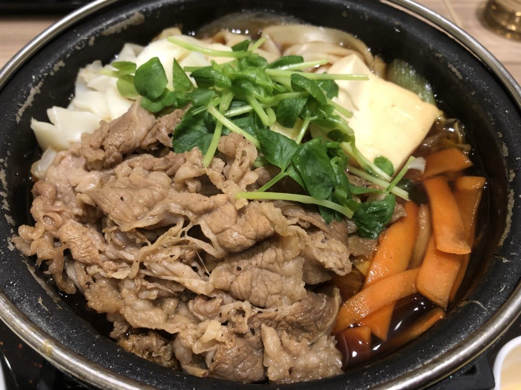 吉野家 牛すき鍋膳