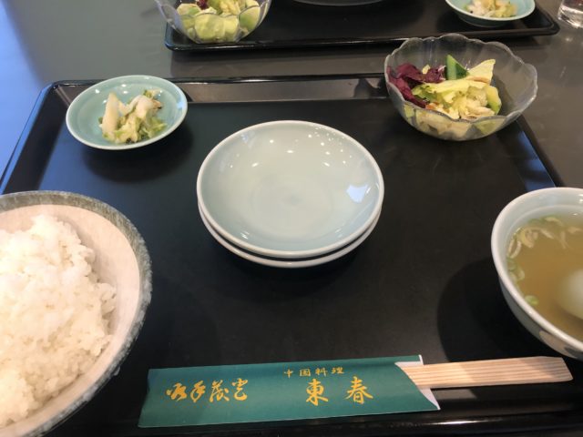 中華料理 東春 今週の定食