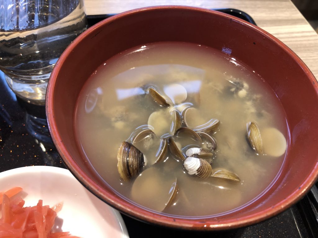 吉野家　しじみ汁