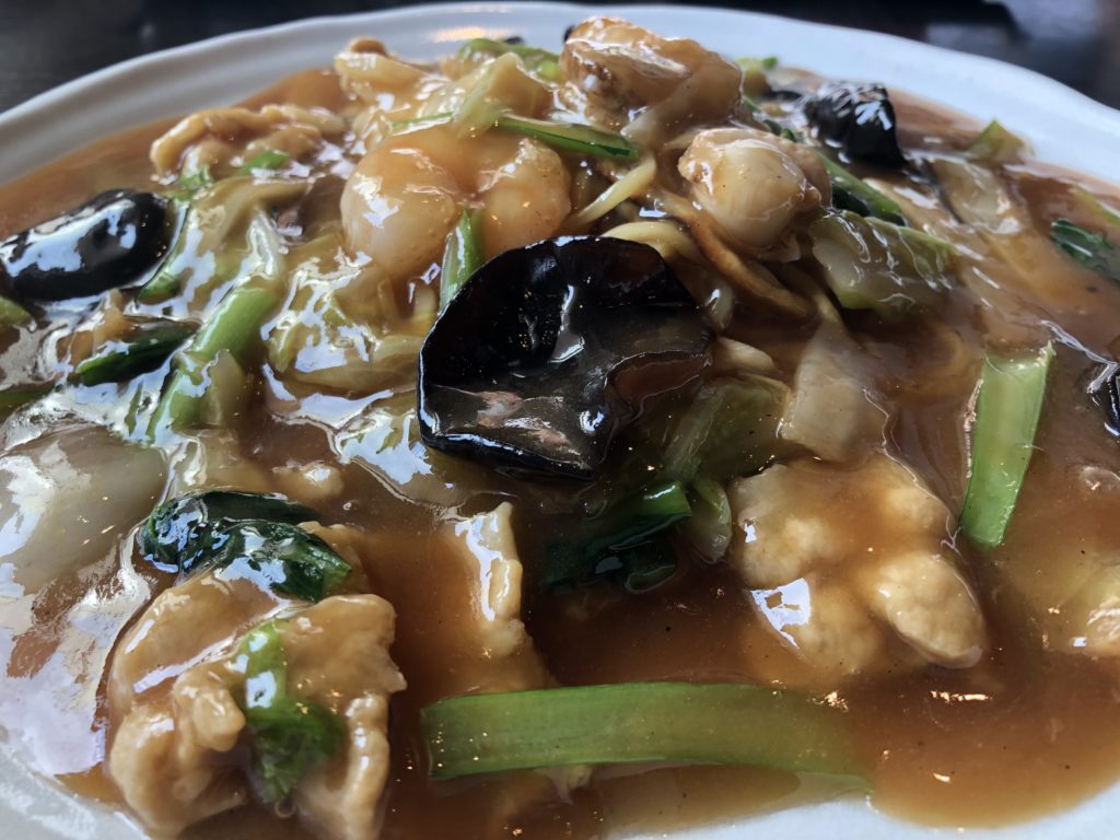 20221112 中国菜館 天華　五目あんかけ焼きそば