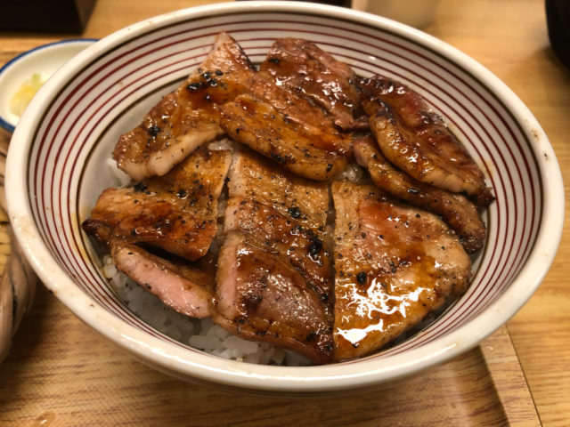 豚丼とそば 十勝晴れ 帯広豚丼バラそばセットの豚丼